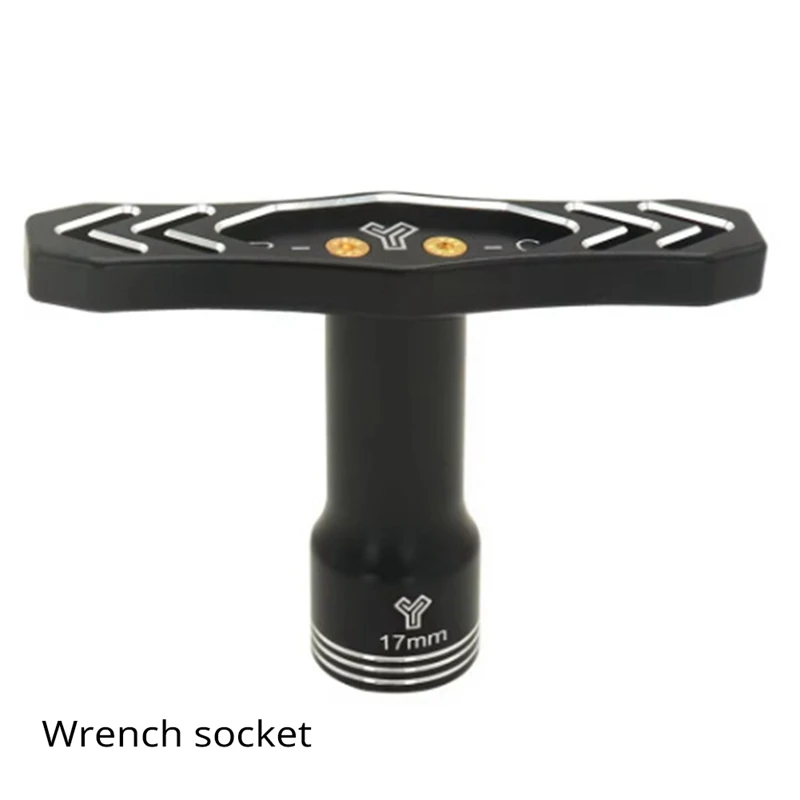 Combinazione di ruote esagonali in metallo per rimozione dadi a bussola chiave per strumento di riparazione speciale modello BNVN-RC