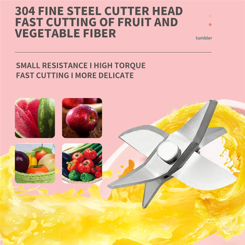 

A01M-Портативный блендер, электрический USB-миксер, соковыжималка, мини-ручная персональная соковыжималка для фруктов, 500 мл