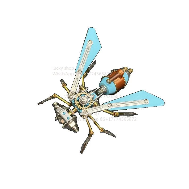 Mechanical Insects, Small Fruit Flies, Wing Flappers B Metal Assembly Models【Lucky Building Blocks Assembly】
