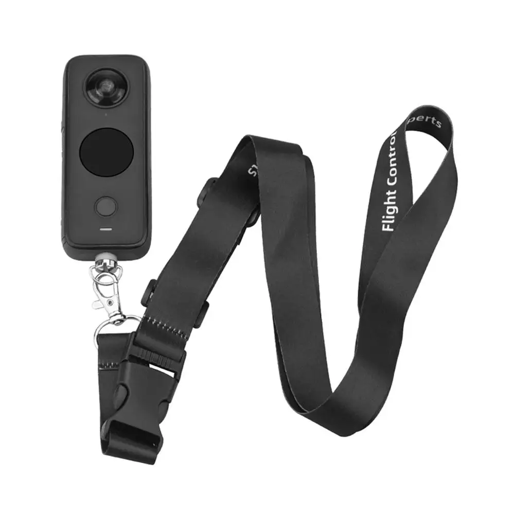 1pc Adjustable Neck Lanyard Strap Compatible For Insta 360 X3 Panoramic Action Camera Anti Lost Rope Accessories