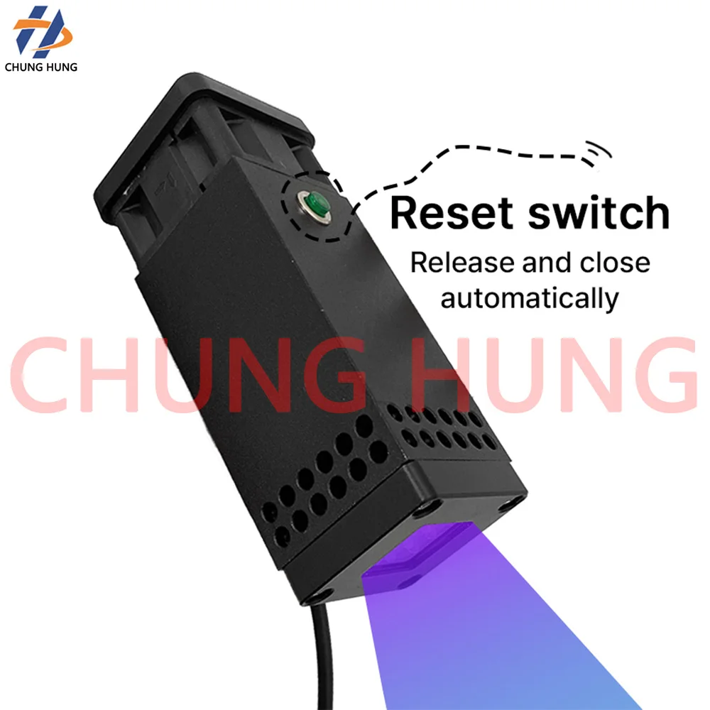 

Handheld high-power UV curing lamp 395nm/365nm/385nm/405nm mixed wavelength fast drying ink free green oil UV glue curing lamp