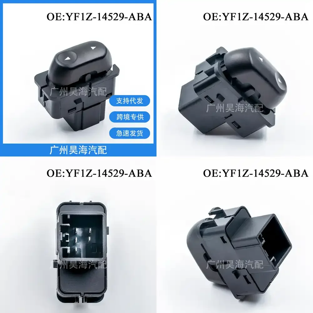 

for Ford YF1Z-14529-ABA Power Window Switch Single Rocker Switch for Car Door Glass Lift Control Auto Electrical Replacement