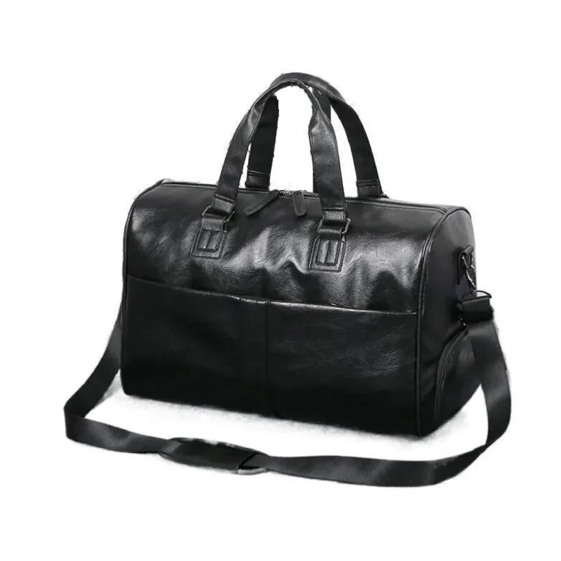 Large Capacity Waterproof Travel Bag with PU Zipper Dry Wet Separated Fitness Crossbody Shoulder Bag for Shoes And Warehouse Use