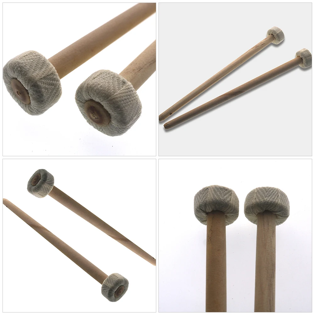 

6 Pcs Gong Hammer Small Accessories for Mallet Drumsticks Wood Mallets Accessory