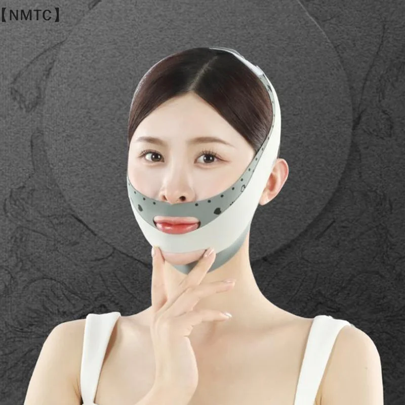 Breathable Face Lifting BANDAGE ต่อต้านริ้วรอยหน้ากากบางลด Double Chin V-Line Cheek Shaping BANDAGE V Face BAND