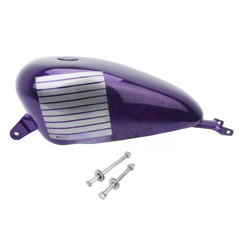 Large 14.4L Candy Color Fuel Oil Tank Compatible With Harley Davidson Sportster 1200 883N X48 2004 2022