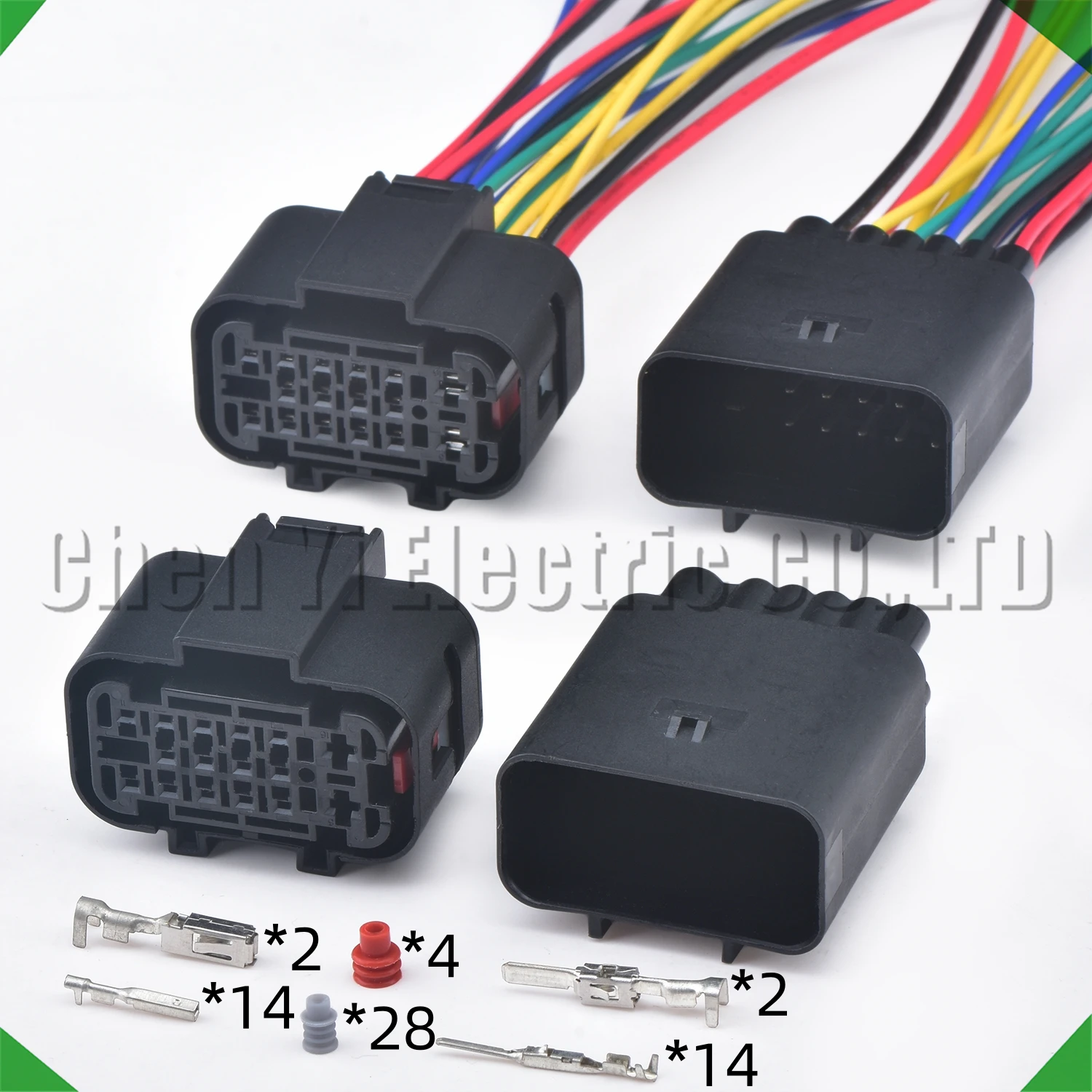 16 Pin Automotive Connectors bumper radar sensor Trailer power Wire harness Plug 2304884-1 2404880-1 2304887-1 2404884-1 521194A