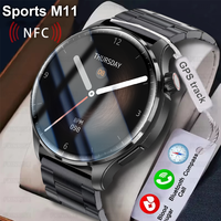 New Watch Ultra Smart Watch Men AMOLED Outdoor Sports NFC GPS Compass Heart rate Waterproof Bluetooth Call Smartwatch For Huawei