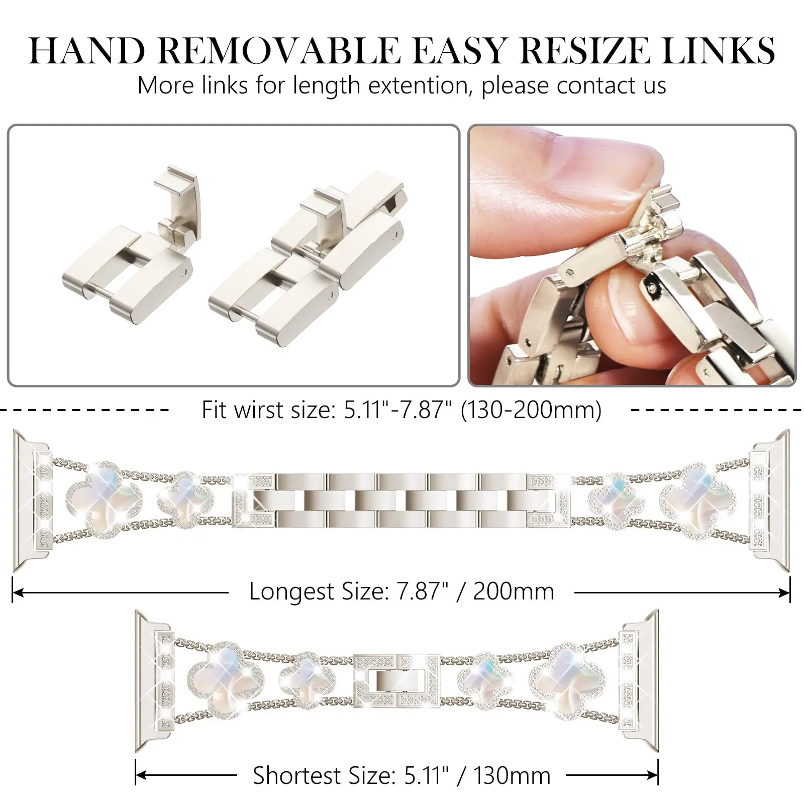 Bling Diamond Band for Apple Watch Straps 40mm 42mm 41mm 38mm 46mm 44mm 45mm 49mm Metal Bracelet iWatch Ultra 2 series 10 8 9 se