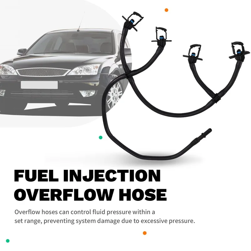 

Diesel Fuel Injection Leak Off Return Overflow Hose Line for FORDJAS