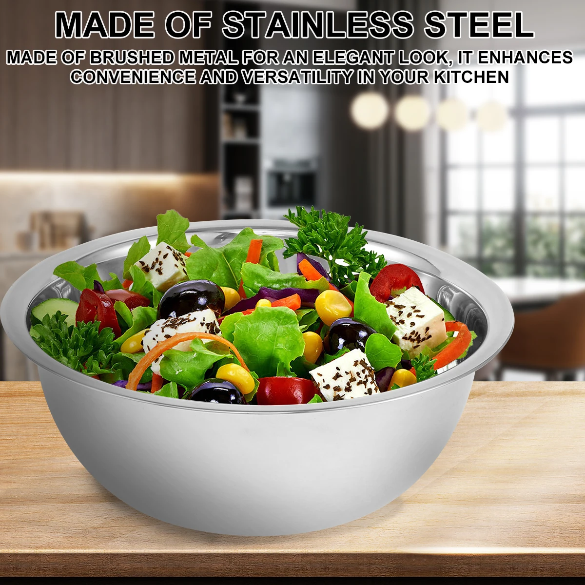 5pcs stainless steel mixing bowl set multifunctional soup bowl basin space saving nested bowl set salad bowl