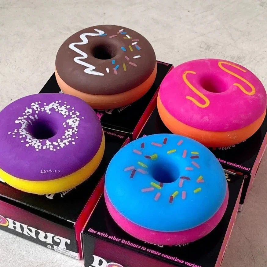 2026 Neuer Dippin Dazzler Ei-Donut Stressabbau-Squishy-Würfel – Anti-Angst-Quetschspielzeug für Konzentration, ADHS-Unterstützung und Geschenke