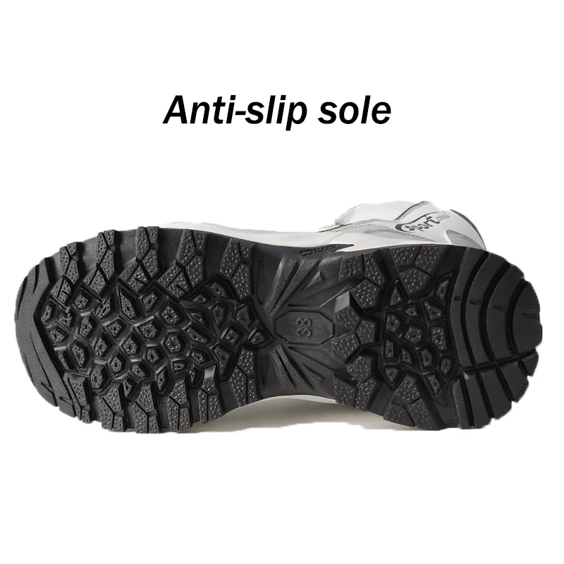 أحذية الثلوج الرجالية المقاومة للماء نعل متوسط أحذية الشتاء الدافئة في الهواء الطلق مع أحذية خارجية مقاومة للانزلاق ومقاومة للتآكل للرجال ﻿