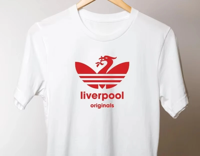

Футболка LFC Liverpool Originals класса люкс для мужчин и женщин, топ-модель Y2k