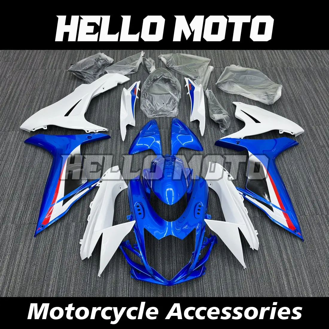 

New ABS Injection Molding Motorcycle Fairings Kits Fit For L1 L2 L3 L4 L5 L6 L7 L8 L9 600/750cc 2011-2022 Bodywork Set