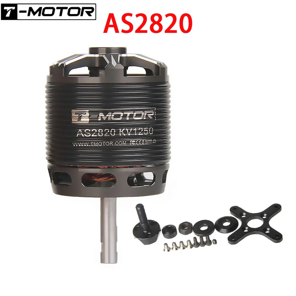 T-MOTOR as2820 as 2820 long shaft kv880 kv1050 kv1250 brushless motor for fpv racing rigid wing rc drone