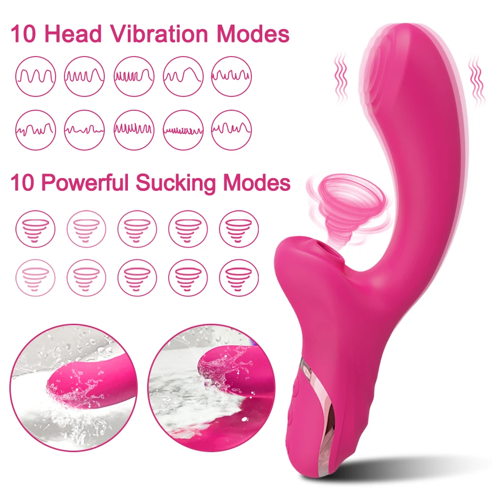 Powerful Clitoral Sucking Dildo Vibrator Female 20 Modes Clitoris Stimulator G Spot Vagina Massager Adult Sex Toys for Woman