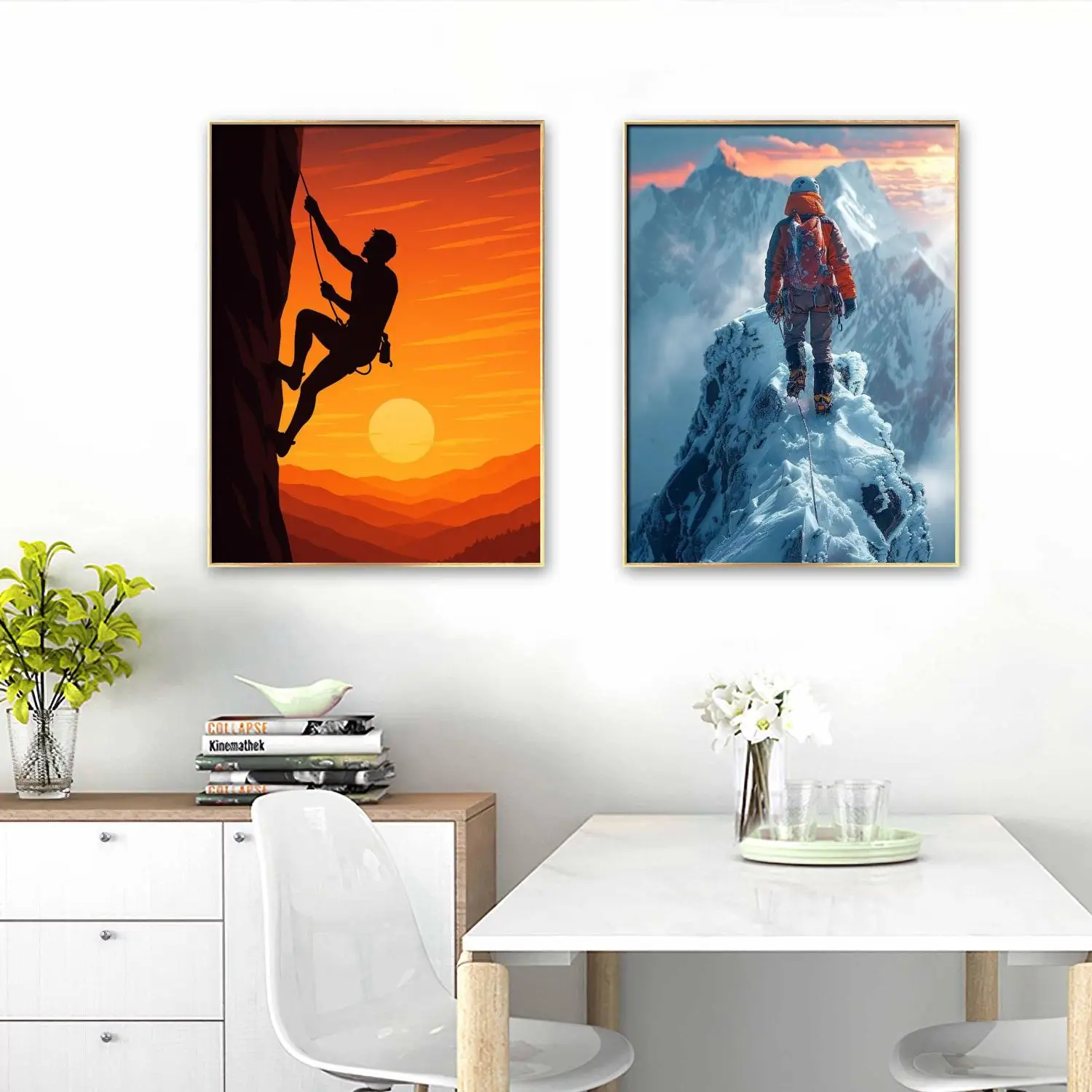Mountaineering Poster 5D Diamond Painting Rock Climbing Mural DIY Diamond Embroidery Modern Fashion Home Decor Wall Decor Gift