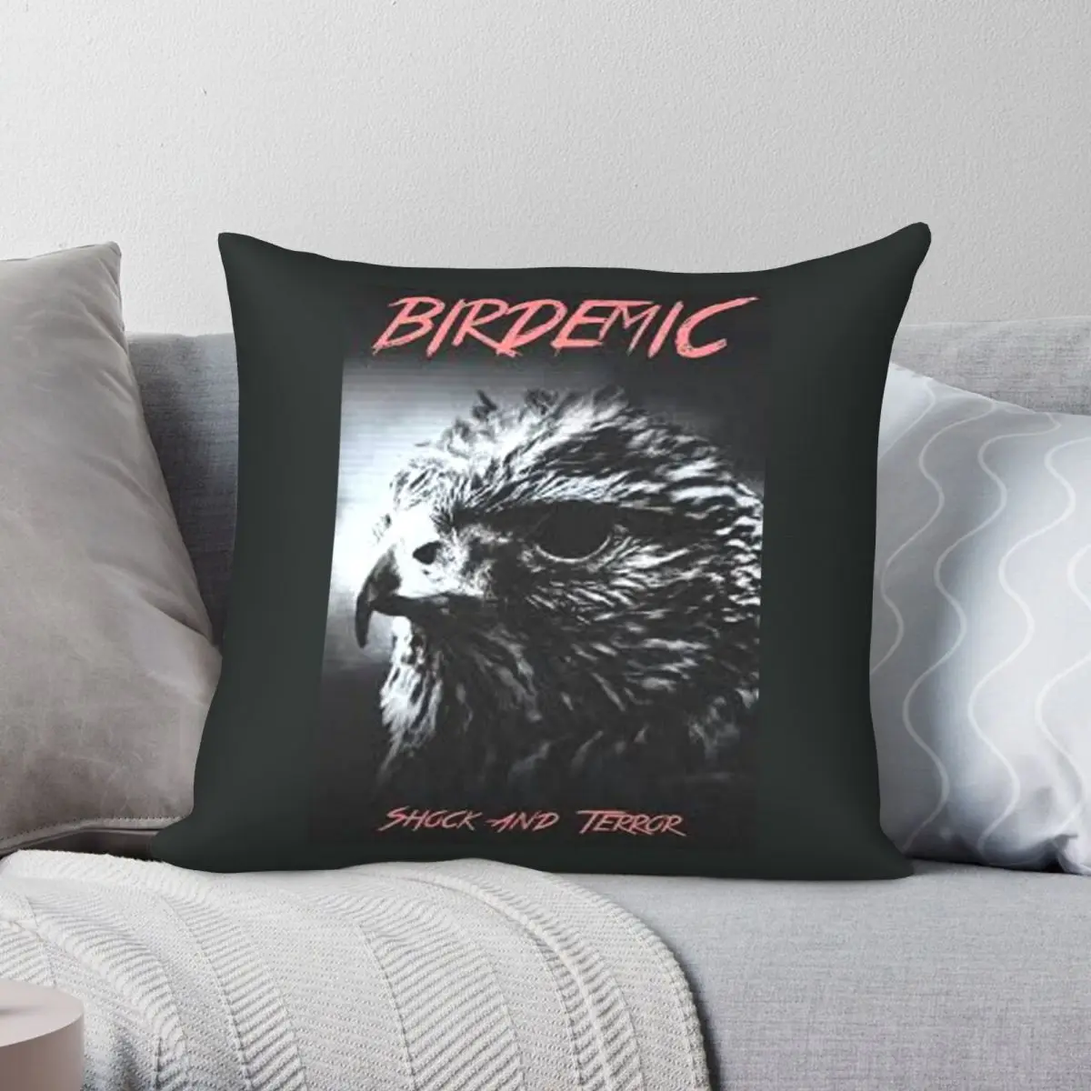 Birdemic Shock Terror Movie Pillowcase Polyester Linen Velvet Pattern Zip Decor Pillow Case Home Cushion Cover