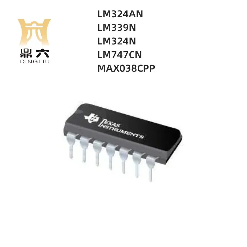 LM324AN LM339N LM324N LM747CN MAX038CPP MDIP-14 IC