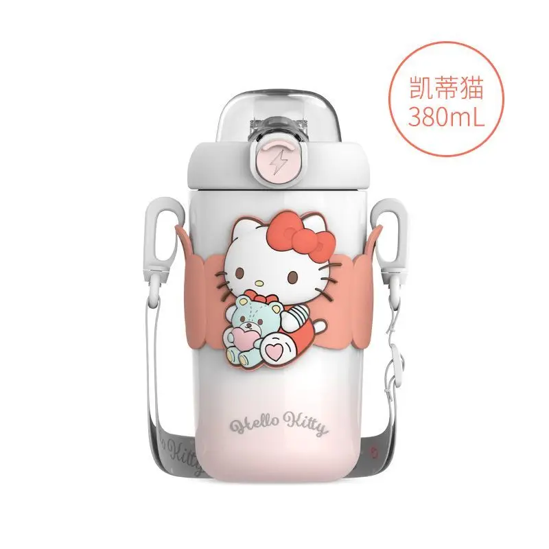 

Sanrios Hello Kittys Insulation Cup Kawaii Hot Sale Double Layer Kuromi New Cute Fashion Portable Children Gift Student Portable