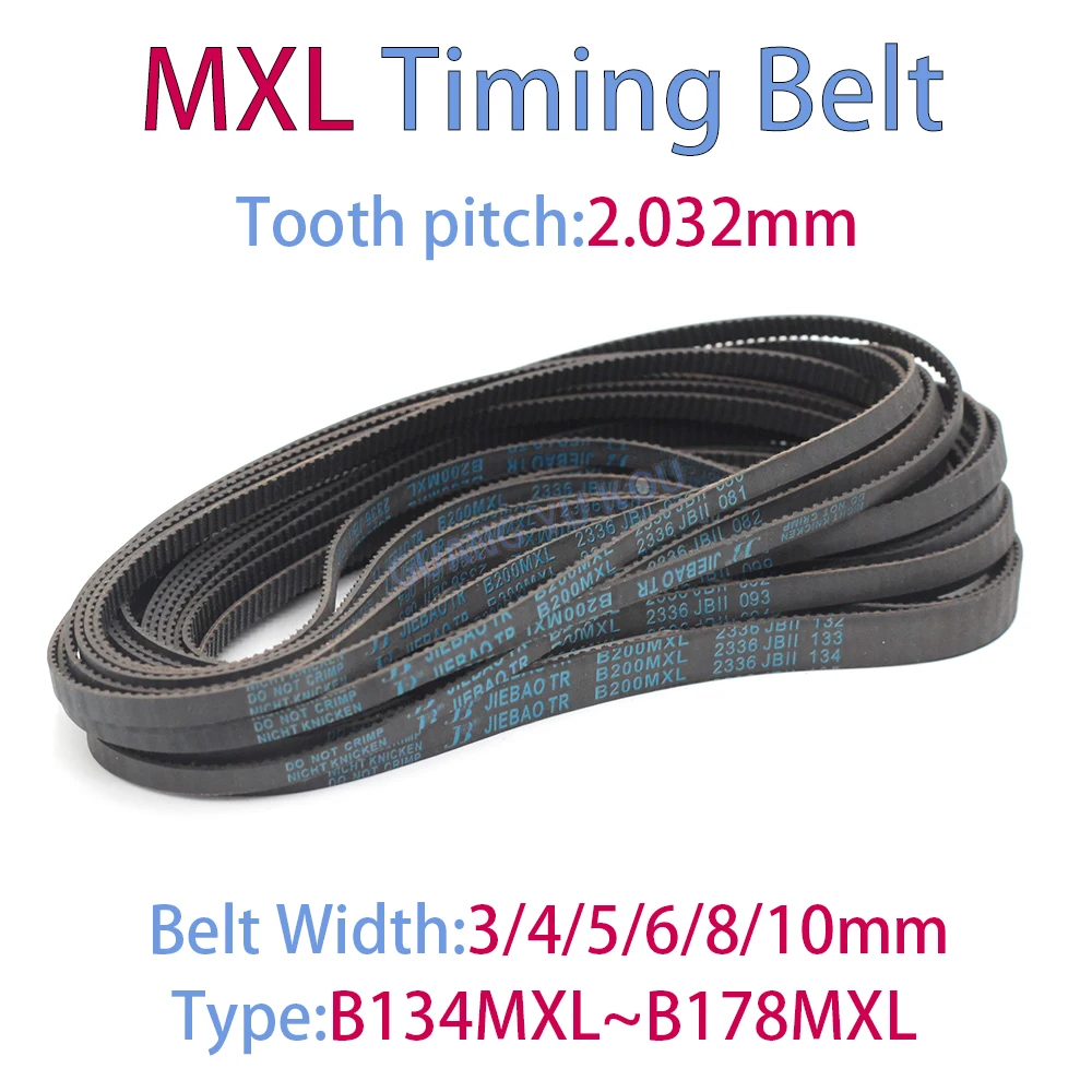 

MXL Timing Belt Width3~10mm B134MXL B135MXL B136MXL B137MXL B138MXL B140MXL B143MXL B144MXL B152MXL B153MXL B165MXL B175~B178MXL