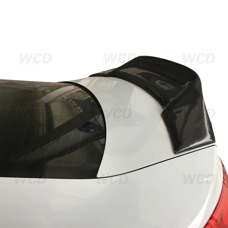 For Audi A3 Sedan Spoiler A3 S3 Carbon Fiber Rear Spoiler Trunk Wing Carbon Finish 2014-2019 For A3 RS3 Renntech Style