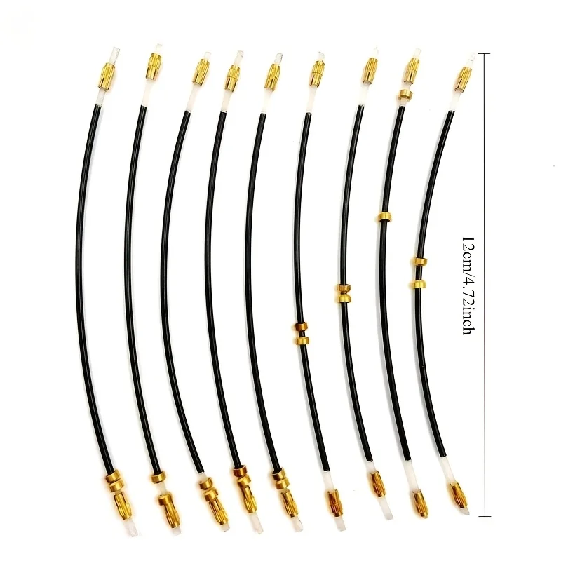 10pcs Violin Tail Gut Violin Nylon End Rope Tail For 4/4 Violin/viola/cello, Nylon End Rope Tail with Copper Screws Replacement