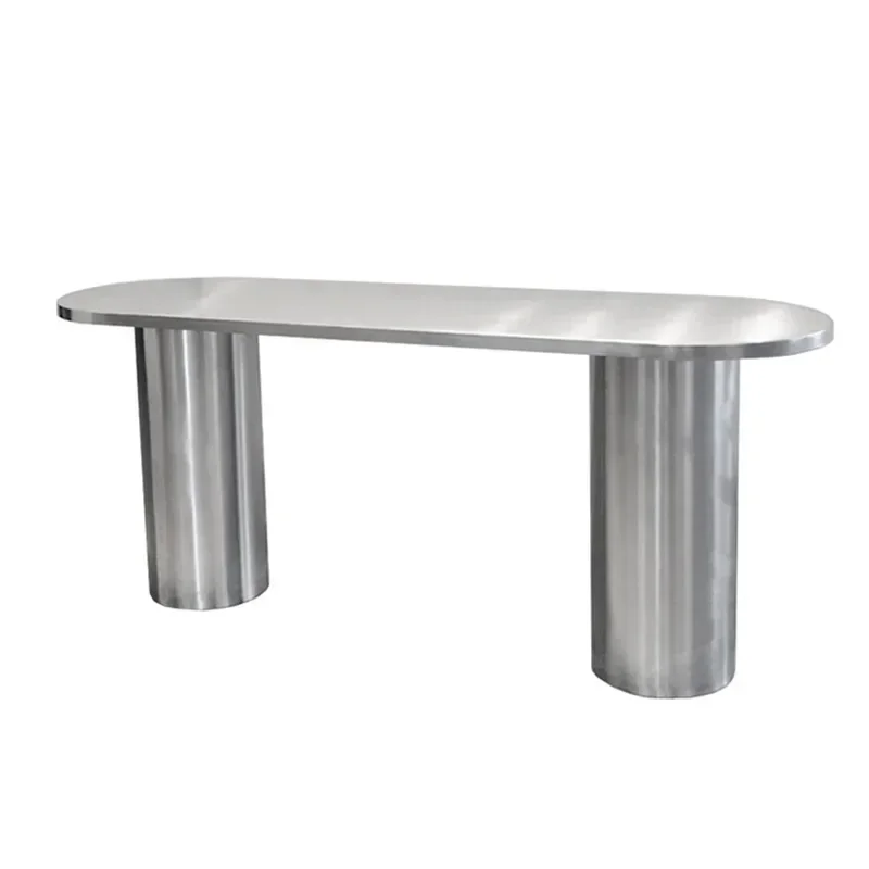 

Clothing store Nakajima display table, industrial wind and water table stainless steel, display props and accessories