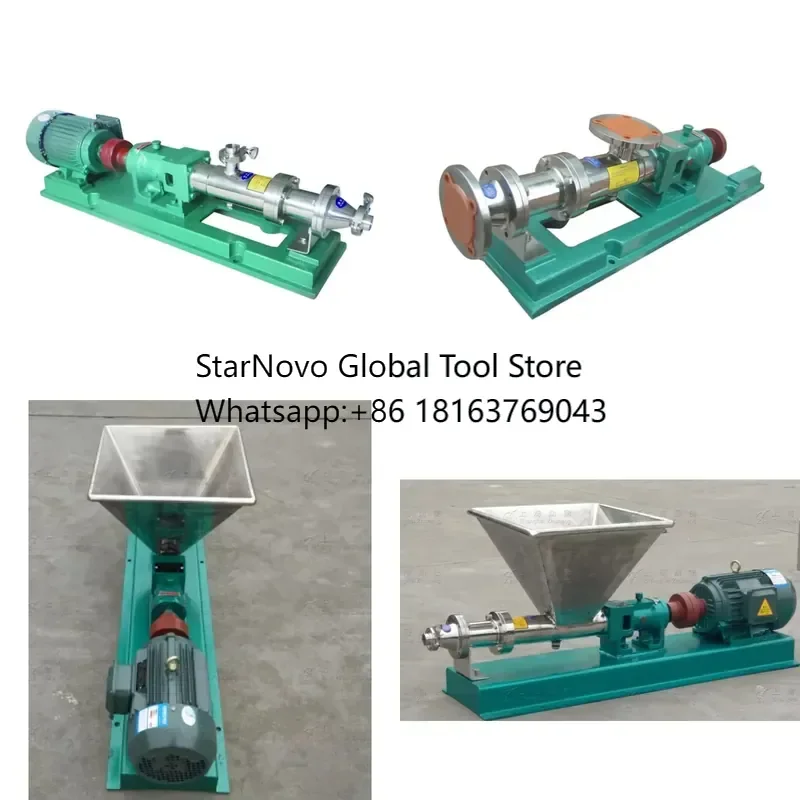 2026 ¡Novedad! Mini bomba de tornillo helicoidal con estator y rotor, bomba rotativa eléctrica de lóbulos tipo tornado, OEM personalizable, bajo costo