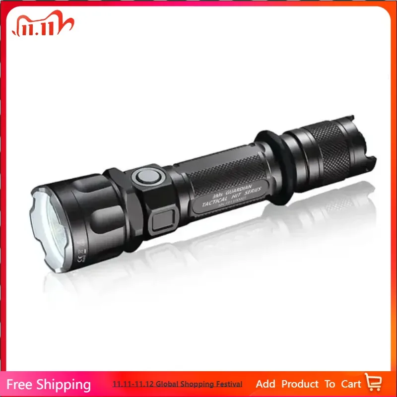 

Jetbeam 3MS Guardian quick response Tactical Flashlight Maximum 2000 lumens projection distance 321meter