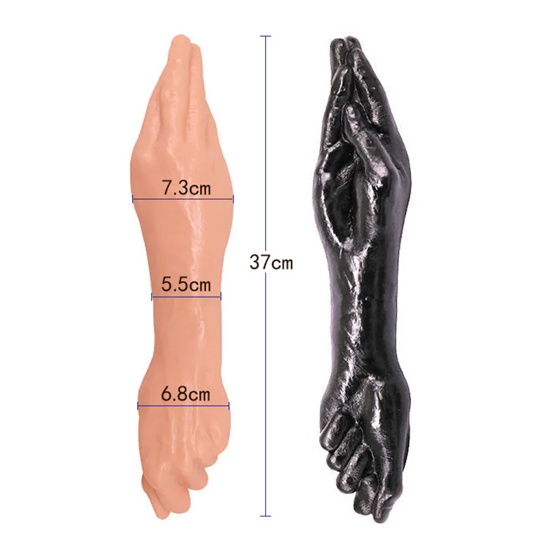 Giant Hand Anal Plug with Simulation Arm Dildo Erotic Fisting Butt Plug Touch G-spot Masturbator Massager Sex Toys for Women Men