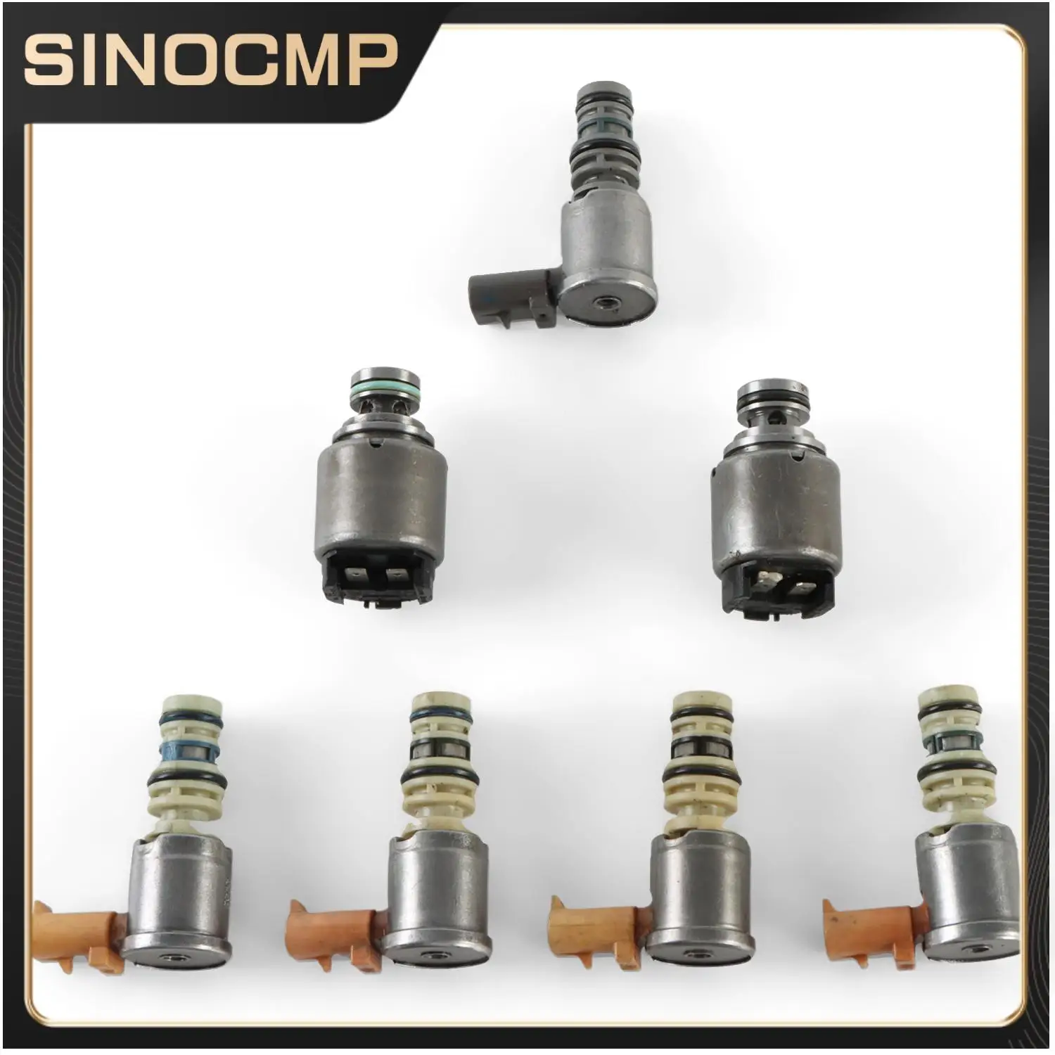 7 Uds válvula solenoide de transmisión para transmisión de velocidad Allison 1000/2000 Set Gm/Duramax 1999-05 cambio solenoide 5 reacondicionado