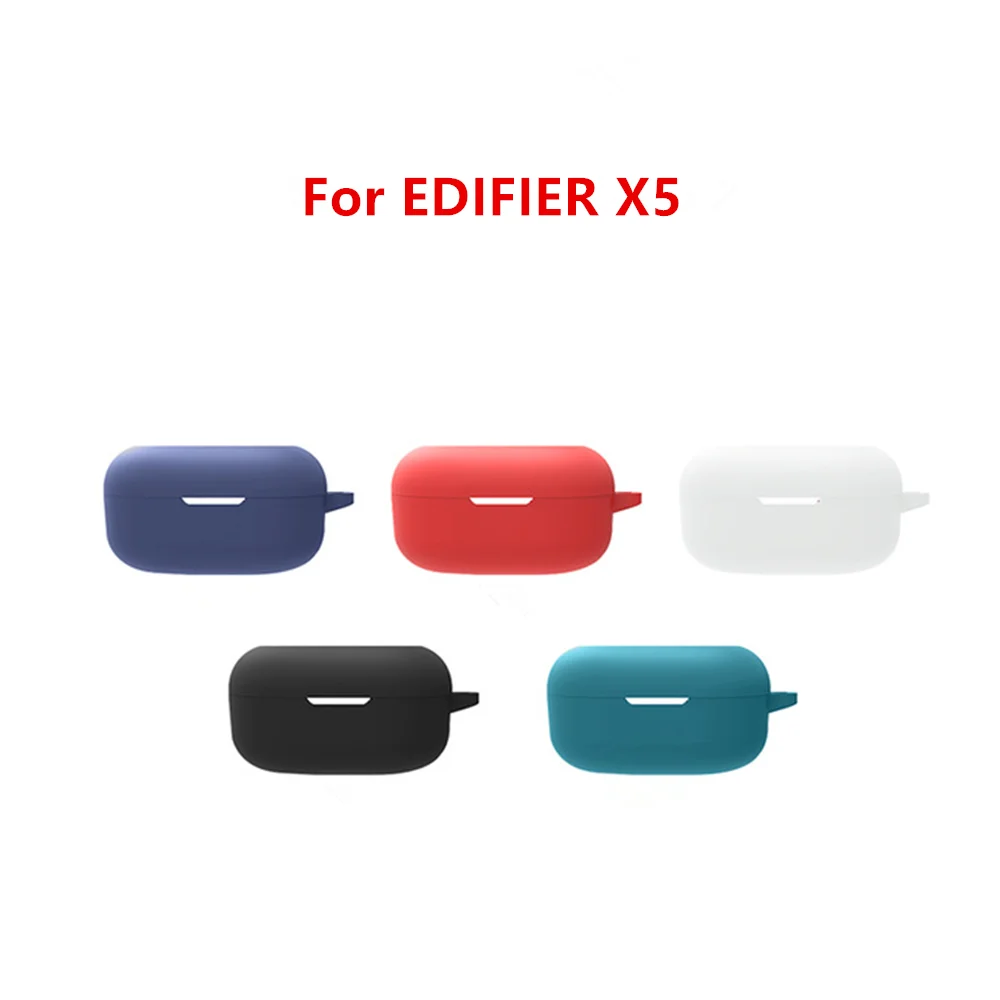 Anti-slip Silicone Protective Case Full Earphone Cover Shell for EDIFIER Xemal X5 Wireless Bluetooth Headset