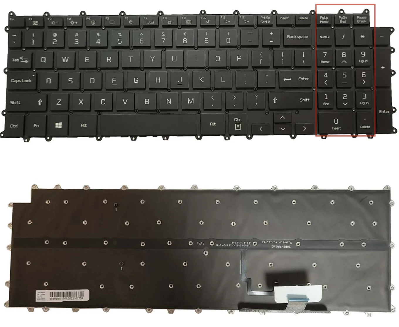 

New For LG 17Z90P 17Z90P-G 17Z90P-K 17Z90P-N Backlit Blakck US English Laptop Keyboard