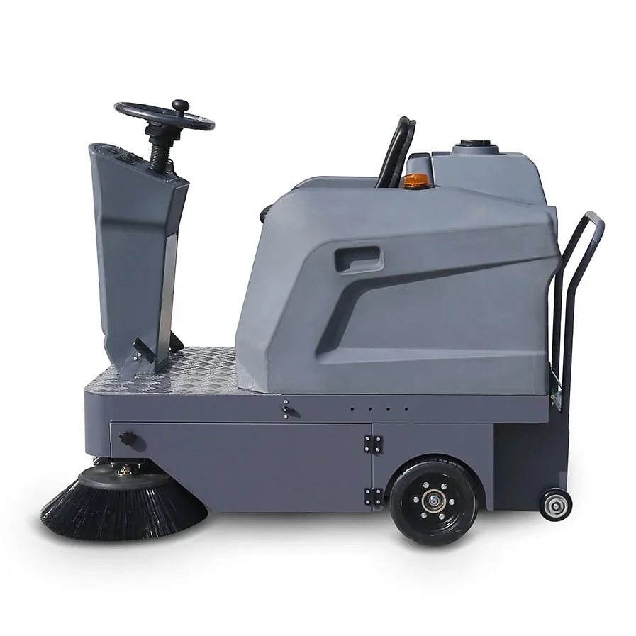 New 48V Ride-On Electric Industrial Street Vacuum Floor Sweeper for Road & Floor Cleaning