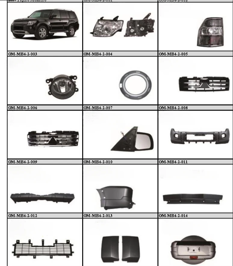 Amortisseurs de chocs pour Pajero V70 MR473472, butée de tampon de bosse, caoutchouc adapté à Montero V90, Shogun V60 V80 2000-2021, 11 pièces