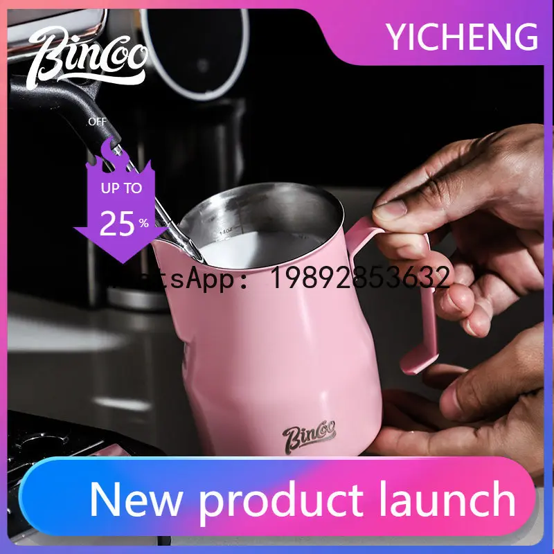 

Xl coffee big belly latte art cylinder professional coffee milk jug stainless steel latte art cup with scale