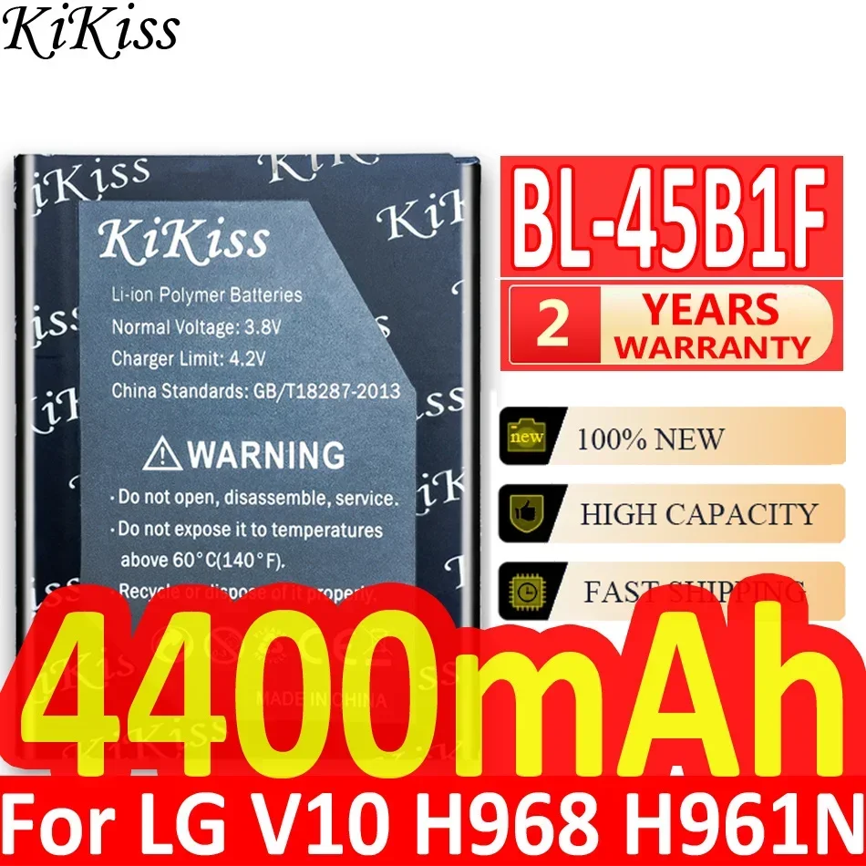 KiKiss BL-45B1F BL-44E1F BL-T34 BL-T37 BL-T42 BL-T46 Battery For LG V10/V20/V30/V30+/V40 ThinQ 5G/V50 ThinQ 5G/V60/V60 ThinQ/Q8