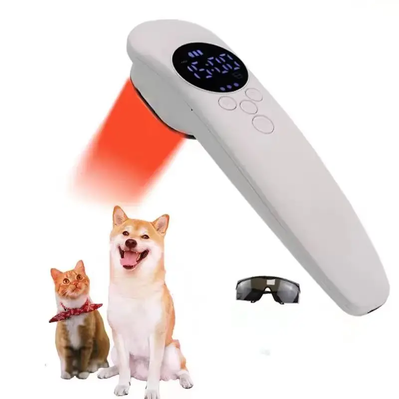 

HLKGO 650nm 808nm Cold Laser Therapy for Human and Pets Low Level Laser Red Light Therapy Treat Arthritis Improve Blood Circulat
