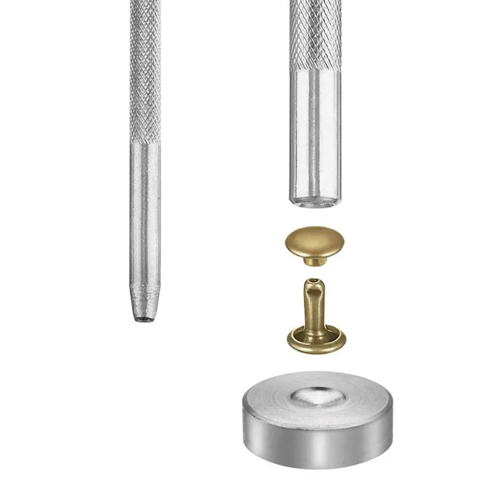 

240 set 240 Set Rivet Snap Fastener Kit Craft Installation Tool Press Stud Button Fixing Accessories Storage Box