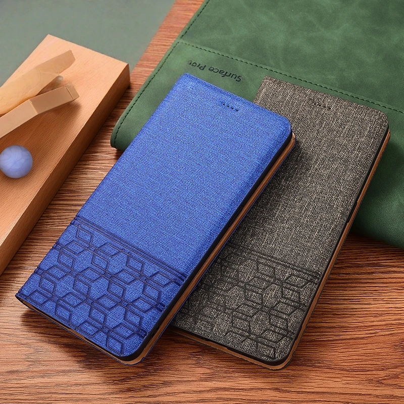 

Cotton And Linen Cloth Phone Case For vivo iQOO 13 12 11 11S 10 9 9T 8 7 6 5 3 Pro SE 4G 5G Flip Cover Wallet Cases