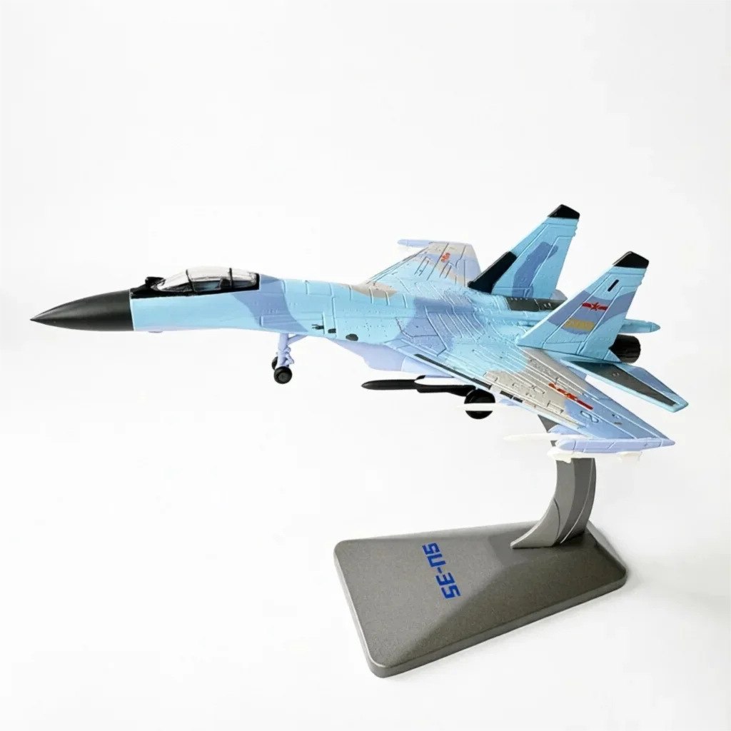 1/144 Chinese Air Force Su35 Super Vigilant Fighter Jet Alloy Military Model Aircraft Replica Adults Fun Gift Aviation Souvenir