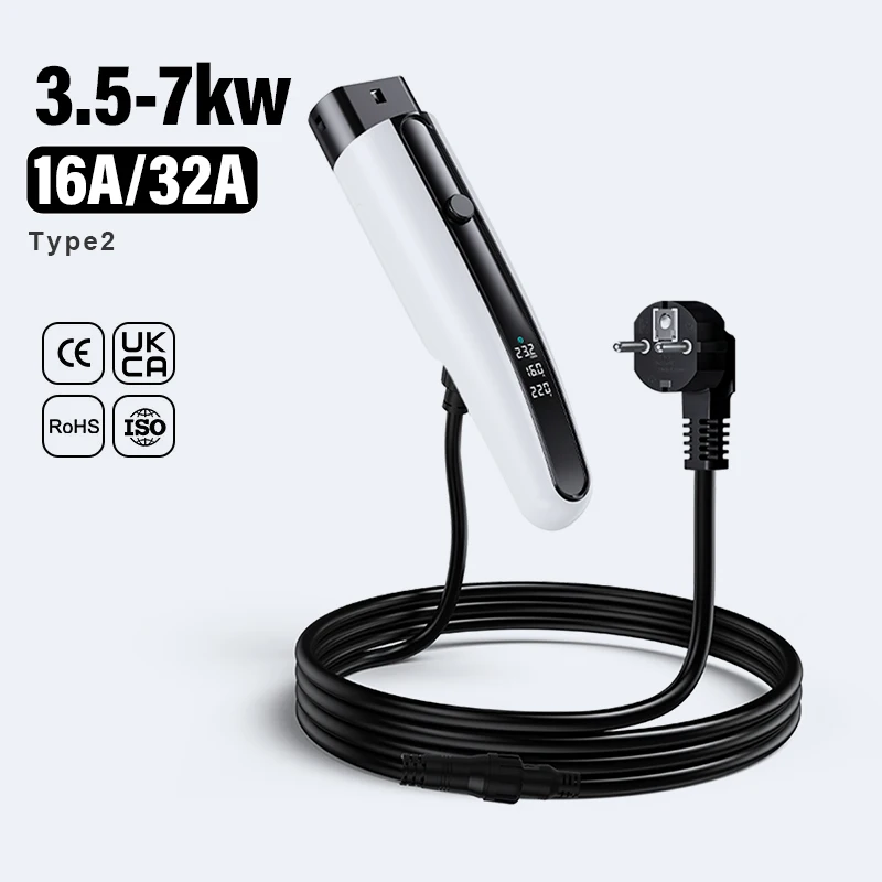 

16A New Energy Home Charging Gun Super Practical Compatible with BYD Tesla Electric Vehicles