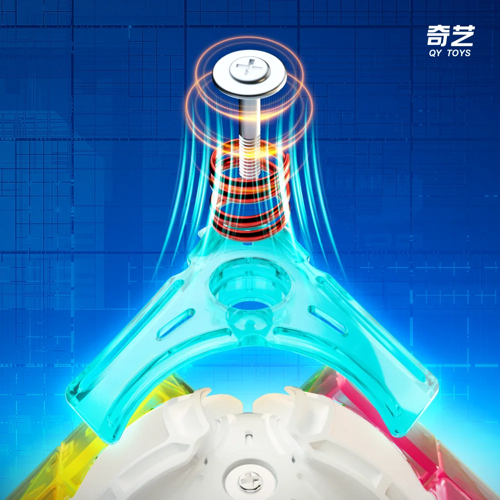 Qiyi Racing Void Cube 2.0 magnétique UV glace ambre Cube magique accélère sans autocollant Fidget jouets Cubo Magico Puzzle jouets éducatifs