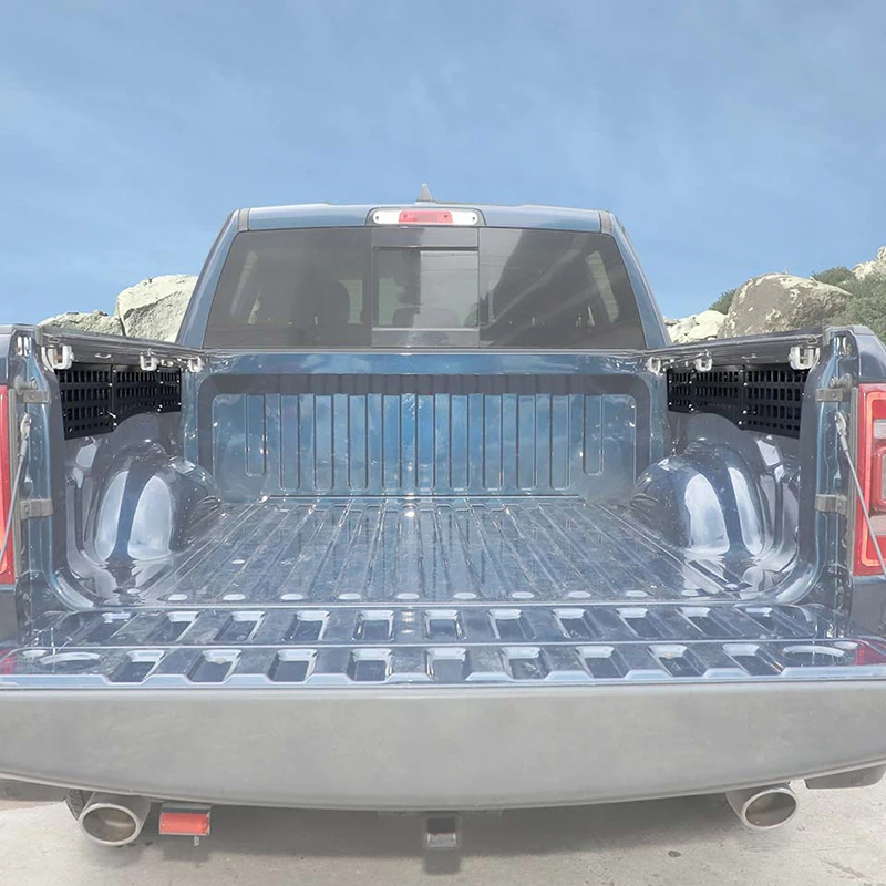 باوا سيارة الباب الخلفي توسيع الرف شبكة لوحة الرف ل دودج رام TRX 2018 2019 2020 2021 2022 2023 2024 2025 اكسسوارات
