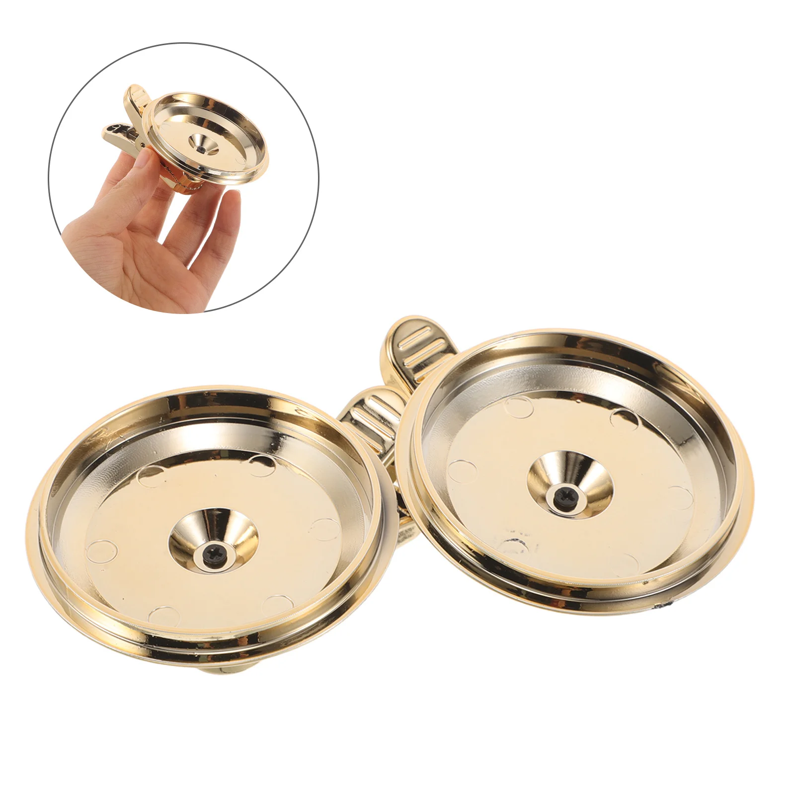 

2Pcs Christmas Tree Holder Clip - Festive Taper Clips for Party Table Decor - Secure Clamp Design for Xmas Holiday