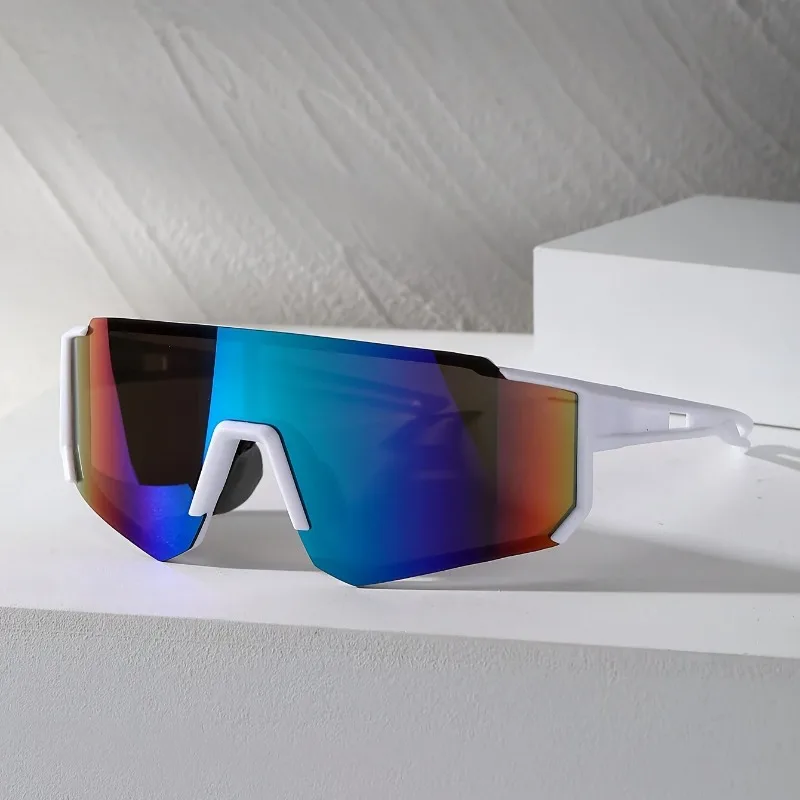 Klassische weiße Modedekoration, Unisex-Dekorationsbrille, modische Brille, geeignet für den Strand – Detail 5