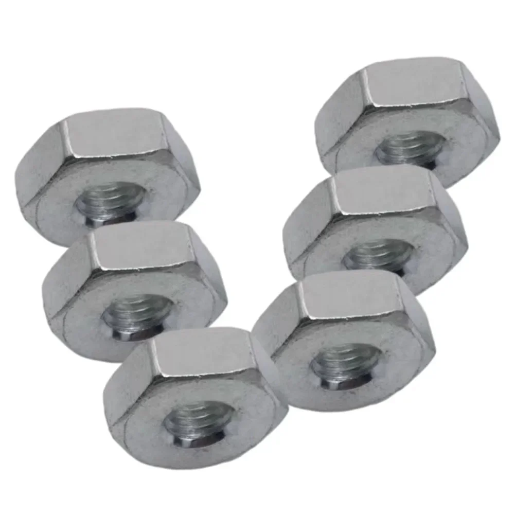 6 Pcs Sprocket Cover Bar Nut Chainsaw Guide Bar Nuts 0000-955-0801 Fits 017 018 020 021 MS170 Chainsaw Power Tool Parts