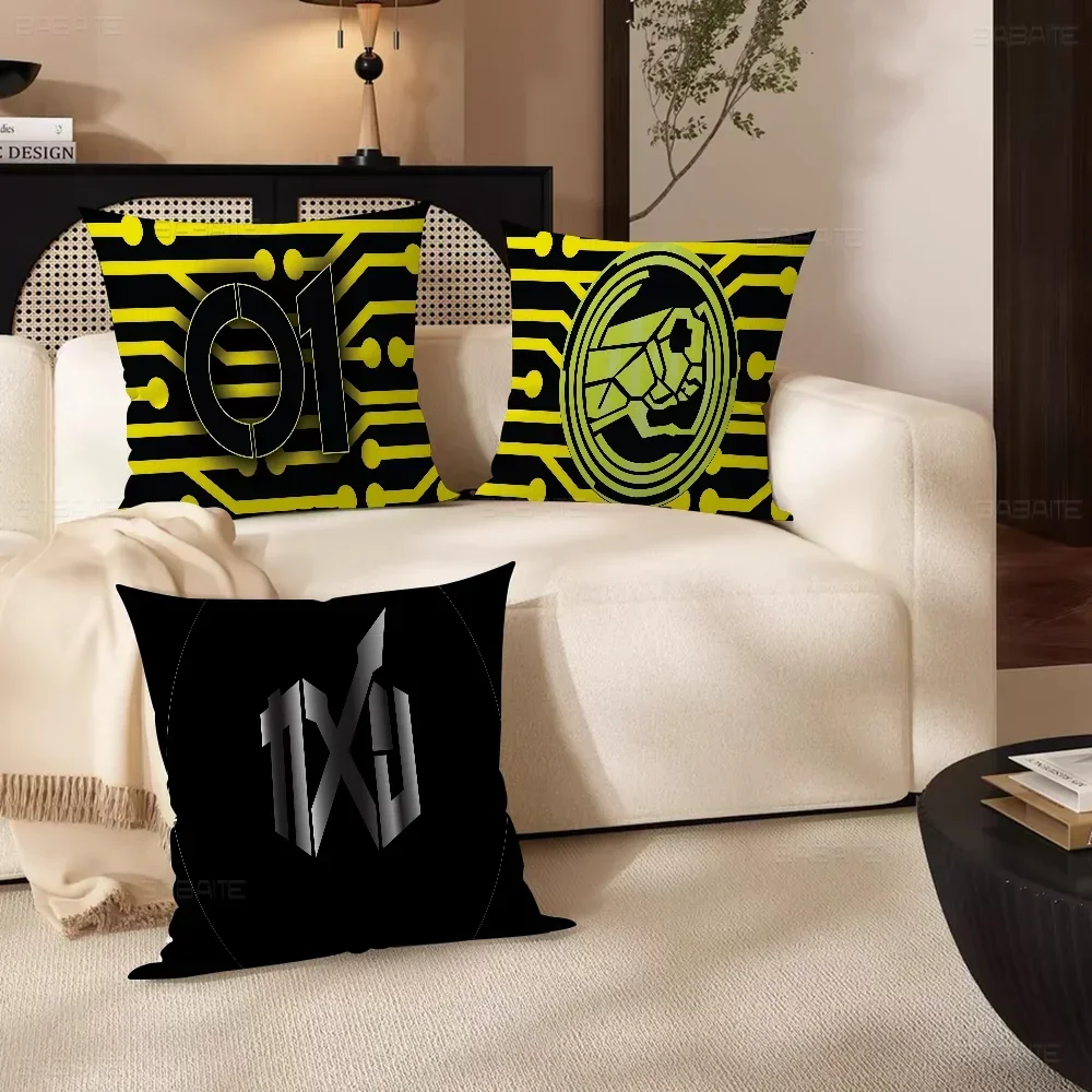 Kamen Rider Pillowcase toon Gift Cushion Cover Bedroom Home Sofa Chair Seat Decor pillow case